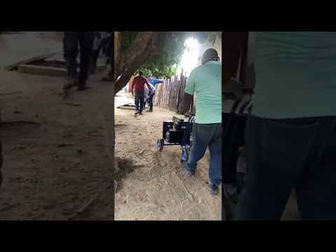 Max-Life MPD-6.5 Sewer Rodding Machine (Power Drive) Gasoline Powered In Use Rotasonda de varillas