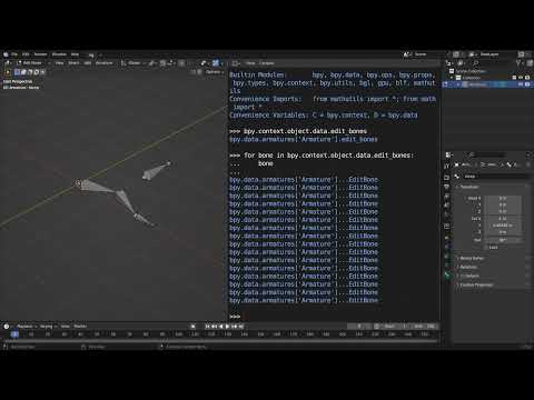 Blender Python For Rigging Basics