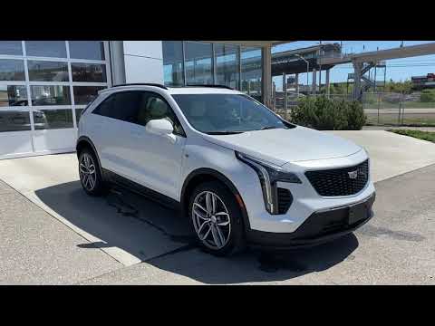 White 2019 Cadillac XT4 Sport AWD Review Calgary Alberta - Wolfe Calgary