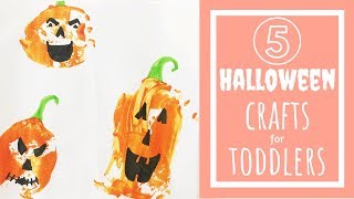 Halloween Crafts for Toddlers | DIY Decorations