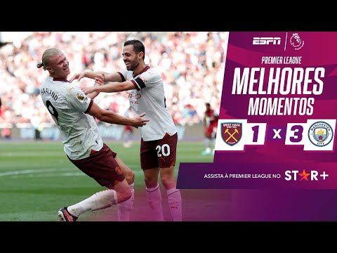 Gols e lances de West Ham x Manchester City