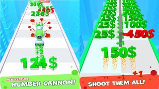 Satisfying Mobile Games Max Gameplay: Digit Shooter!  TDN Playgame 3DAndroid/iOS #gaming #viral