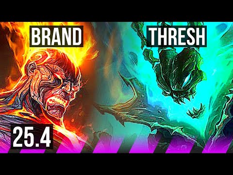 BRAND & Varus vs THRESH & Mordekaiser (SUP) | KR Diamond | 25.4