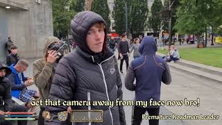 Oblivion NPC Roadman gets angry at the Hero of Kvatch