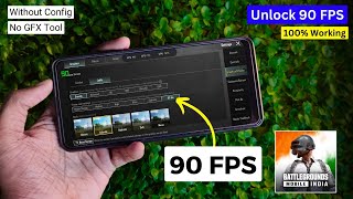 New TRICK Unlock 90 FPS in BGMI Without GFX Tool or Config | BGMI 90 FPS Unlock