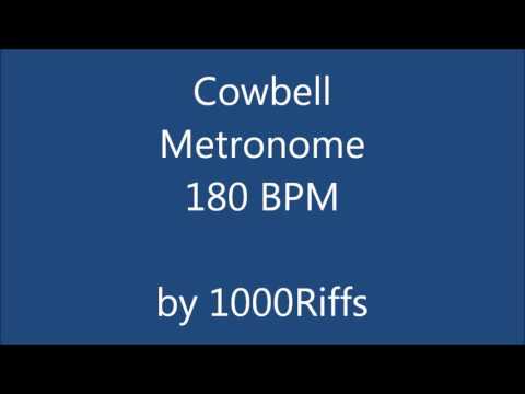 Cowbell Metronome 180 BPM