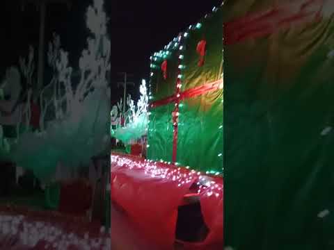 desfile navideño en Camargo Tamaulipas