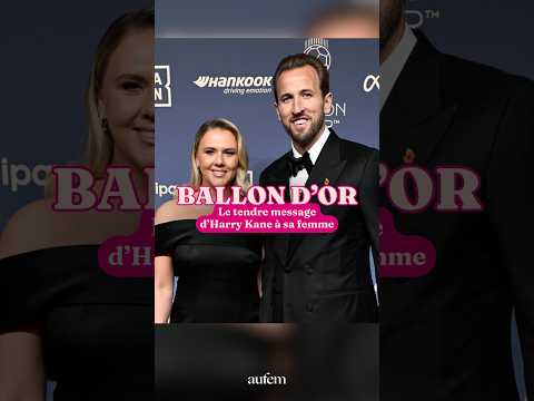 Harry Kane remercie sa femme