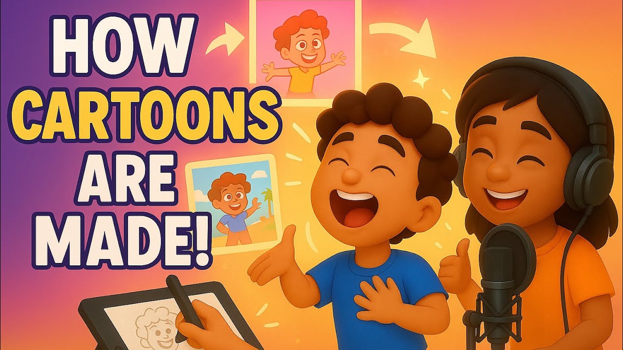 Step-by-Step: Making Animated Movies 🎬 | Learn the 9 Steps of Animation!