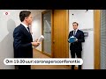 Kijk om 19 uur live mee: coronapersconferentie