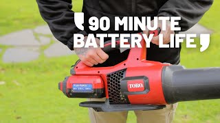 Grounds Manager tests Toro’s 60V Battery Powered Blower