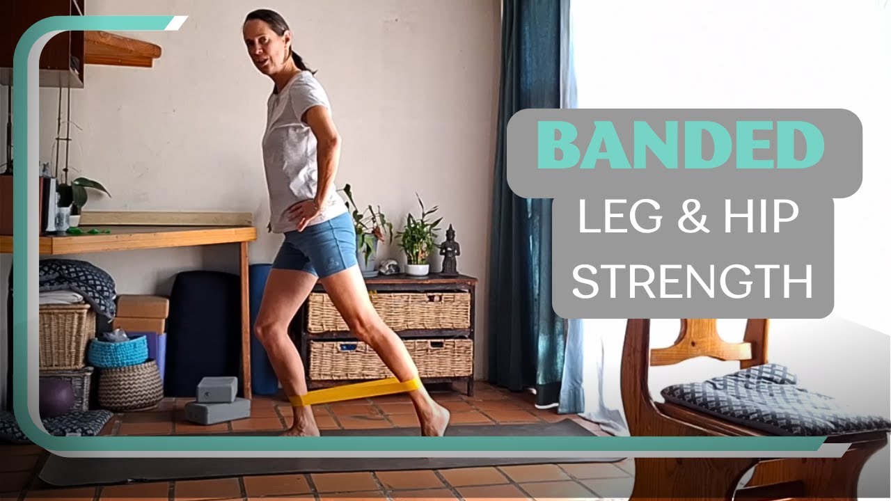 Banded leg and hip strength