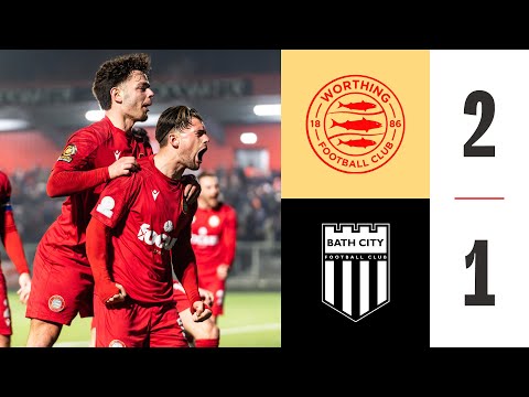💪 MASSIVE THREE POINTS AT HOME | Worthing 2-1 Bath City | Highlights
