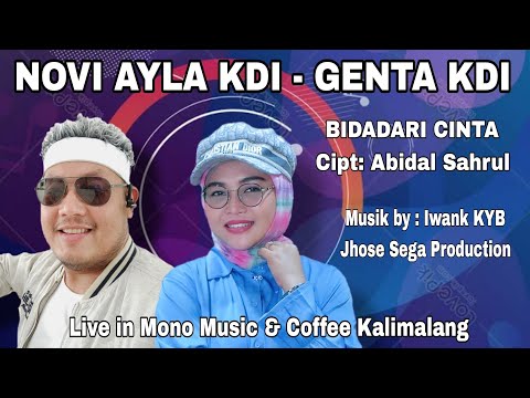 NOVI AYLA feat GENTA KDI " BIDADARI CINTA" Cipt : Adibal  Live in Mono Music & Coffee Kalimalang