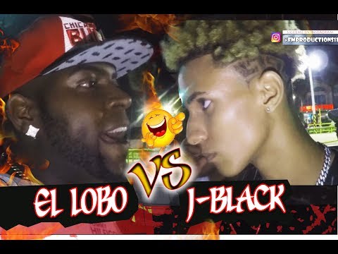 ⚰ UN ASESINATO FREE!!! ✝ EL LOBO Vs J BLACK Junte Freestyle en Plaza Güibia