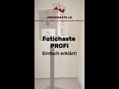 Fotichaste-Fotobox PROFI – Aufbau, Betrieb und Abbau