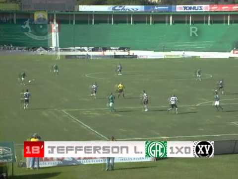 PGEsportes: A2 - Guarani 1x1 XV de Piracicaba (Gol do Guarani)