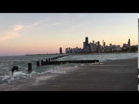 Wald Evening at Lake Michigan - Fullerton Ave Beach - October 24, 2014