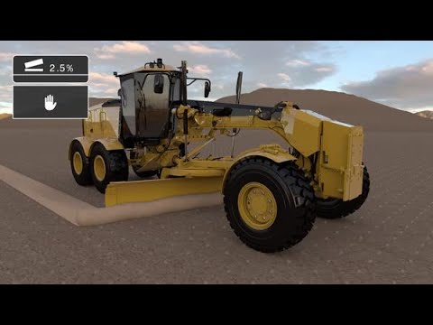 Tecnología de construcción - Cat® GRADE con Cross Slope para motoniveladoras