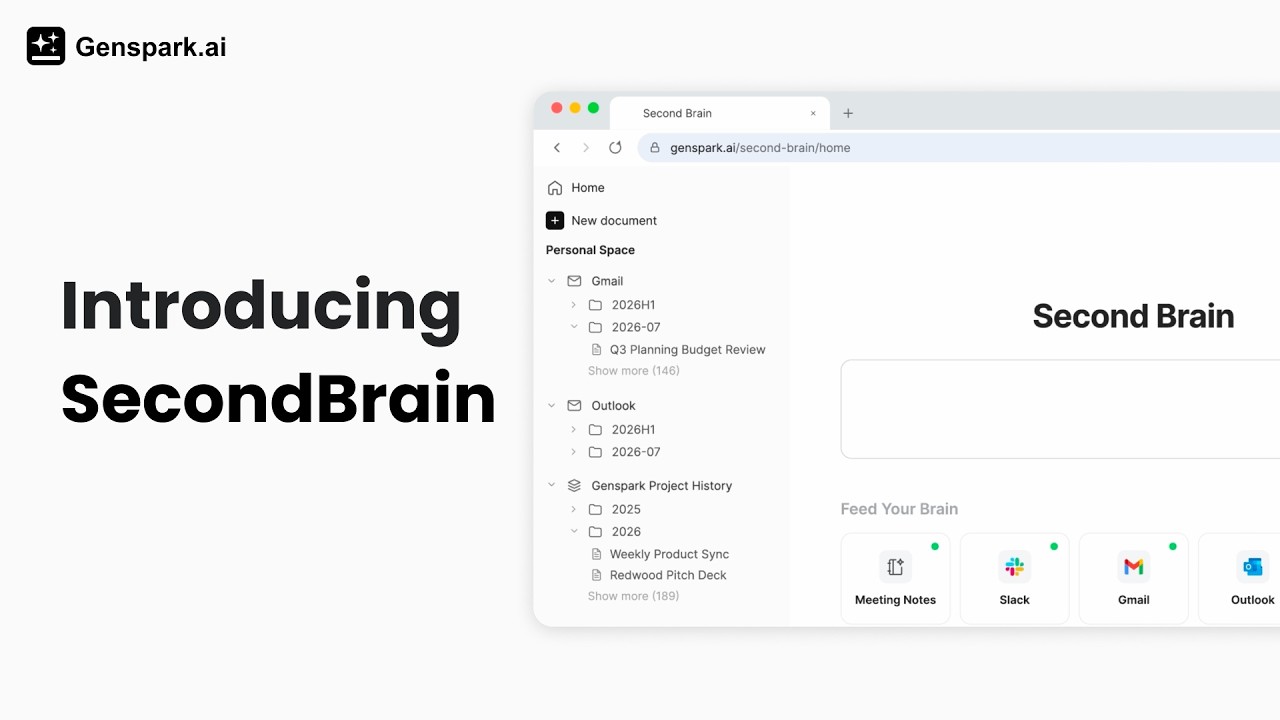 SecondBrain Note product video