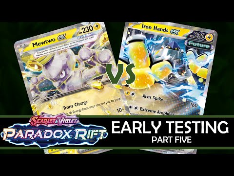 Paradox Rift Testing, Part 5: Mewtwo ex vs. Chien-Pao ex w/ Iron Hands ex