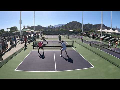 Second Round Doubles Match - Indian Wells USA National Pickleball Championships.