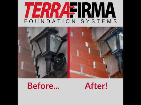 Chimney repair before and after