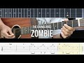 Zombie The Cranberries EASY Guitar Tutorial Guitar Lessons TAB