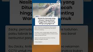 Begini Nasib Pemuda Dituduh Tabrak Bocah hingga Motor Dibanting Warga di Bandung