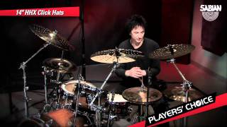 Video thumbnail for SABIAN Players' Choice - Terry Bozzio Demos the 14" HHX Click Hats by SABIAN Cymbals