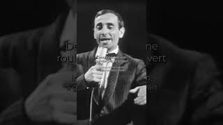 Les comédiens - Charles Aznavour ✨✨✨#charlesaznavour #oldsongs #frenchsongs