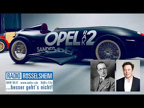 📢 Was haben Fritz von Opel und Elon Musk gemeinsam? Mal reinhören.