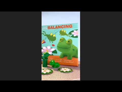 Gra planszowa dla najmłodszych, Little Balancing, balansujące żabki - Djeco