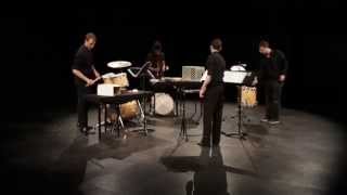 Prism for percussion quartet and electronics -- Charles Peck (Binaural Audio)