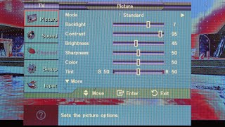 Solarización y Distorsión TV Reparación Ayuda diagnóstico T-Con placa principal subtítulos español