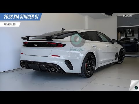New 2026 Kia Stinger GT Revealed - Sedan appears with a sporty and luxurious feel!
