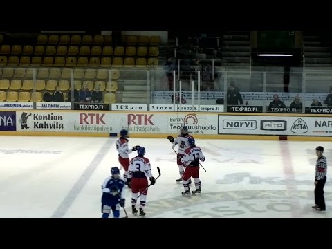 Czech-Finland U18 11.2.2016. 1-3 (SH) goal by Radovan Pavlik.