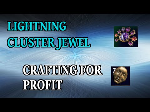 Path of Exile - Crafting For Profit [EP3] - Lightning Cluster Jewels!