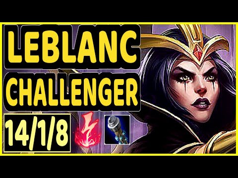 SERTUSS (LEBLANC) - 14/1/8 KDA CHALLENGER GAMEPLAY - EUW