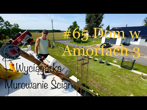 #65 Dom w Amorfach 3(G2) - Winda / Wyciągarka Do Pustaków - Układanie Ścian Kolankowych