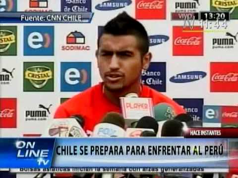 Arturo Vidal habla sobre el duelo ante Perú