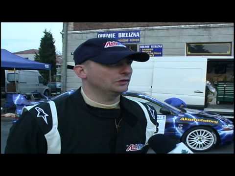 Grzegorz Dul - Mitsubishi Lancer Evo VIII - GSMP Korczyna 2010 - wywiad po I rundzie