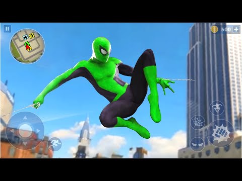 Spider Rope Hero: Ninja Gangster Crime Vegas City - Gameplay Trailer (Android)