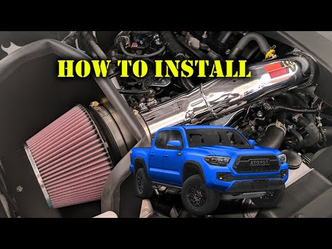 Toyota Tacoma K&N Intake Install Gen 3 2016 - 2021 77-9039KP