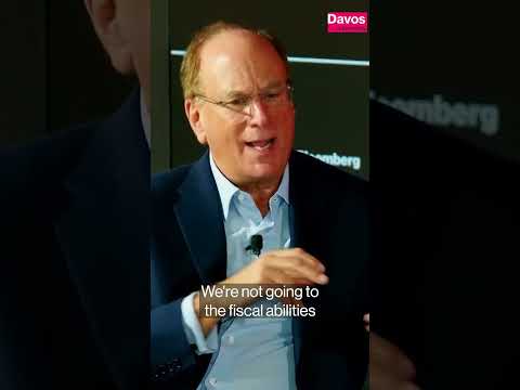 #Davos: BlackRock CEO Larry Fink is worried about anemic growth #bloomberg #economy
