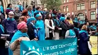 REPLAY: Les femmes de Montréal-Laval manifestent! - #‎manifeste6oct‬ #99Media