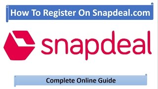 Learn How to register on Snapdeal com marketplace to sell products in Hindi