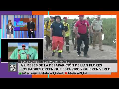 A DOS MESES SIN LIAN, HABLARON SUS PADRES:   “DESAPARECIÓ VIVO Y ASÍ QUEREMOS ENCONTRARLO”