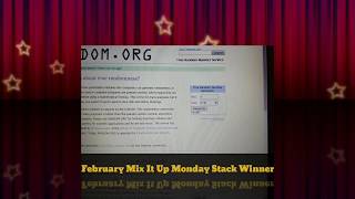 Mix It Up Monday Winner xoxo