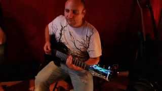 KLEe project guitar session with Marco Sfogli at Memphistudio Rome